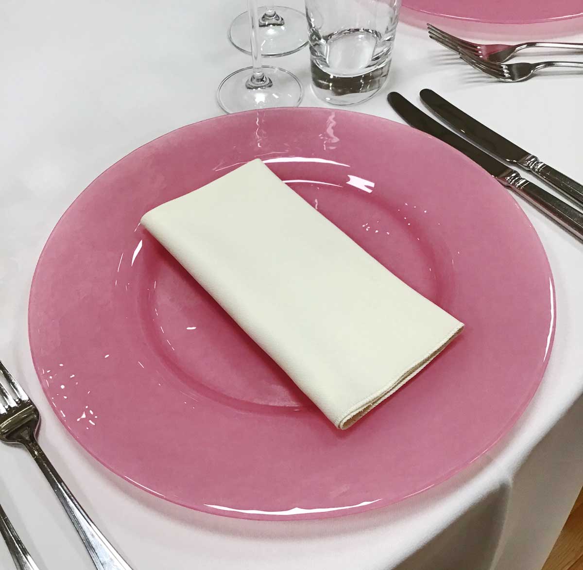 Rose Pink Charger Plate