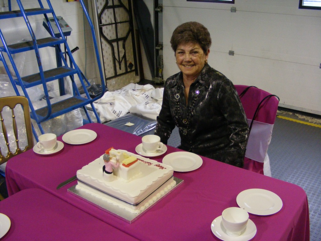 Irene McPhail, our original machinist Irene McPhail, our original machinist