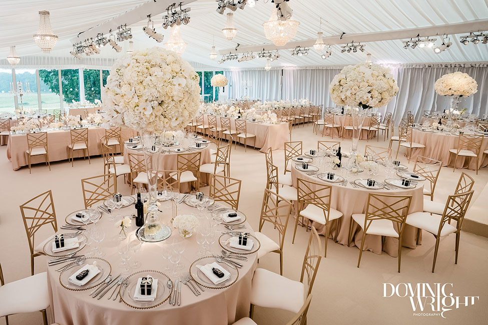 Styling by White Wedding Company, Image courtesy of Dominic Wright Photography