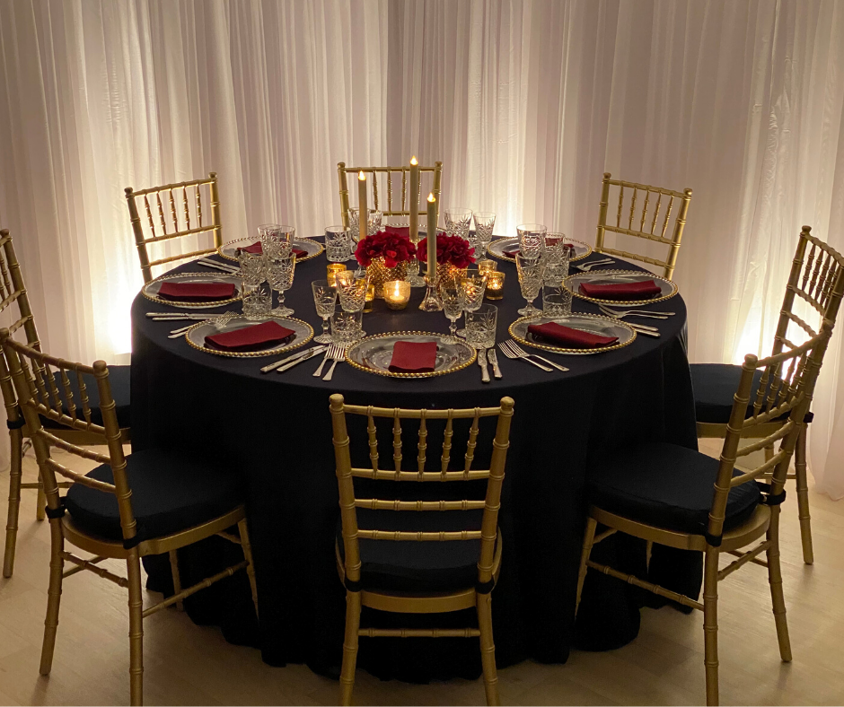 How this table might look in the evening How this table might look in the evening
